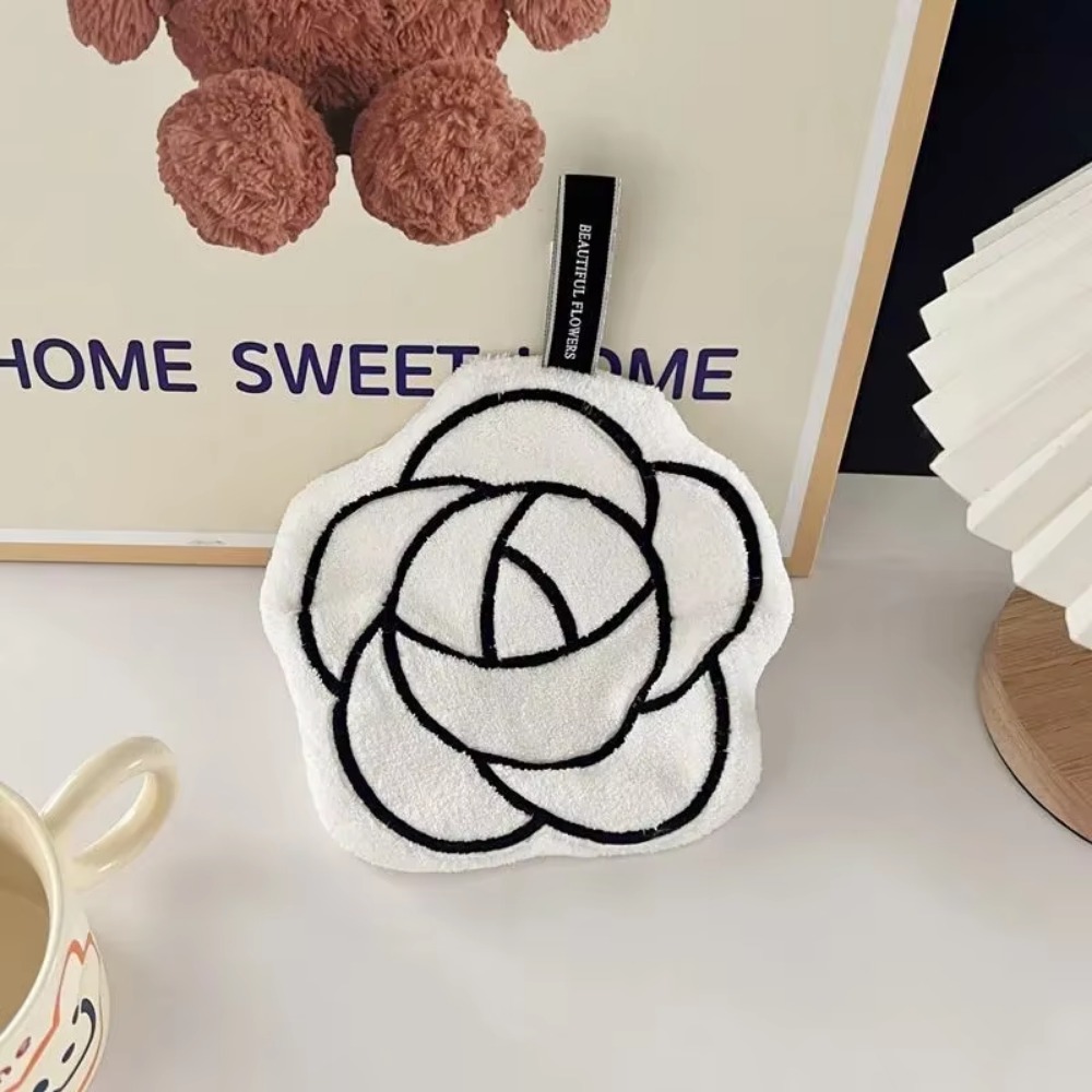 吸水性に優れたコーラルベルベット素材の刺繍入りハンギングタオ - Golf Towel のレビューと価格