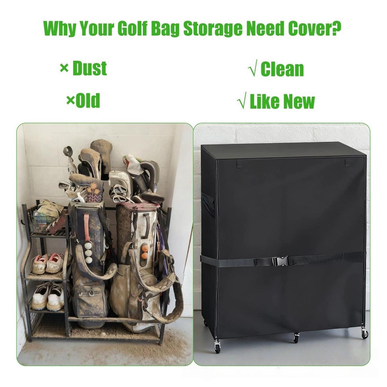 ゴルフバッグ用防塵カバー。紫外線対策機能付き。ドローストリン - Golf Bag のレビューと価格